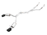 AWE Touring Edition Exhaust for Audi B9 RS 5 Coupe - Non-Resonated - Diamond Black RS-style Tips - Primary